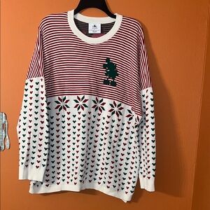 Disney Parks Spirit Jersey sweater Holidays Mickey Mouse Christmas L